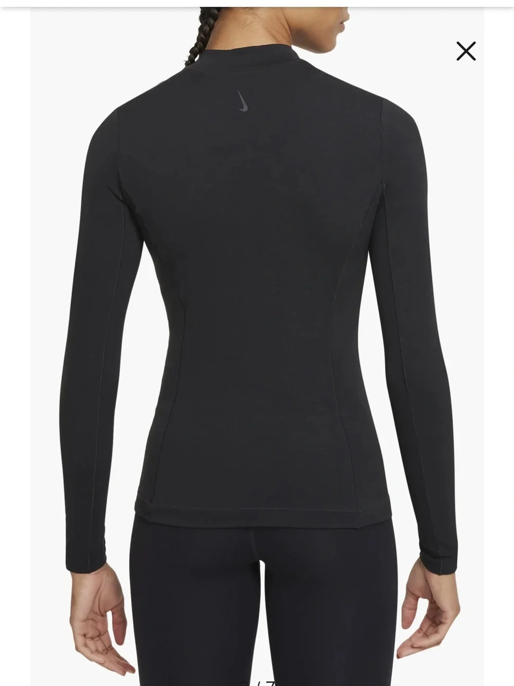 NIke Yoga Luxe Dri-Fit Full Zip Jacket woman’s small - black